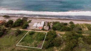 Large Beachside Lot for Sale Popoyo - Second Row 0.39 Acres