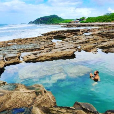 Playa Guasacate Nicaragua Rock Pool